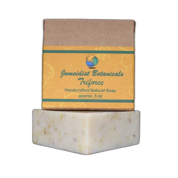 Triforce Probiotic Cold Process Unscented Body Bar Soap with Calendula Flower